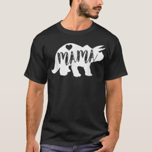 T-shirt Mama Triceratops Dinosaur Digne Cadeau Drôle Pour 