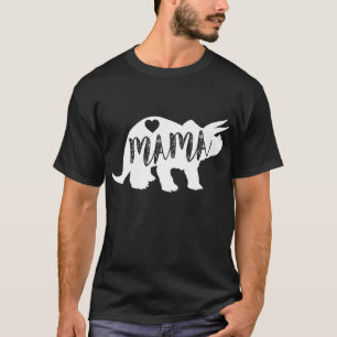 T-shirt Mama Triceratops Dinosaur Dons Drôle Cadeau Pour M