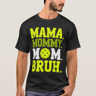 T-shirt Mama Vintage Maman Maman Bruh Pickleball Fête des 