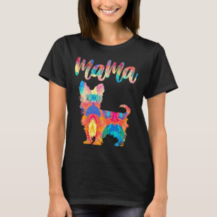 T-shirt Mama Yorkshire Terrier Idées Cadeaux Vintages Pour