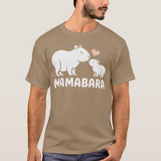 T-shirt Mamabara Capybara Mère vintage