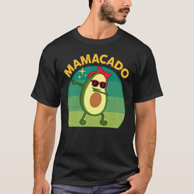 T-shirt Mamacado Dabbing Avocado Kid Men Women Avocado Cos (Devant)