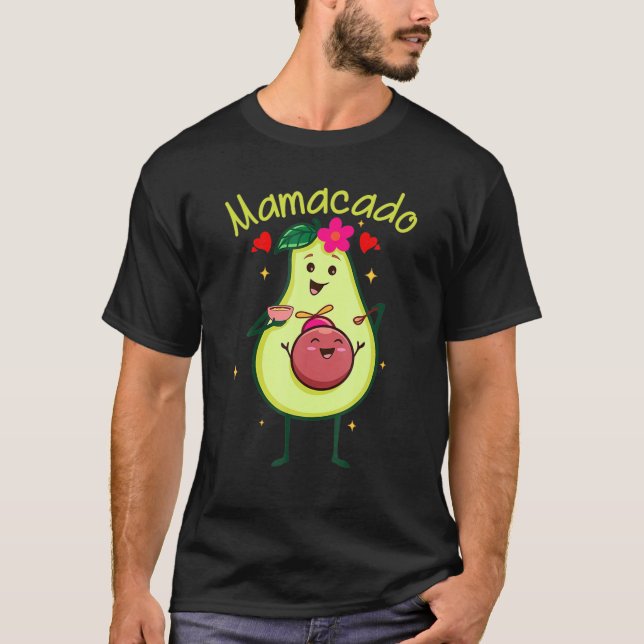 T-shirt Mamacado Maman Fête des Mères (Devant)