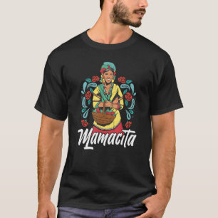 T-shirt Mamacita Design Culture Mexicaine Et Patrimoine