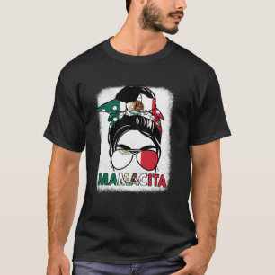T-shirt Mamacita Femmes Fête des mères Drapeau mexicain Me