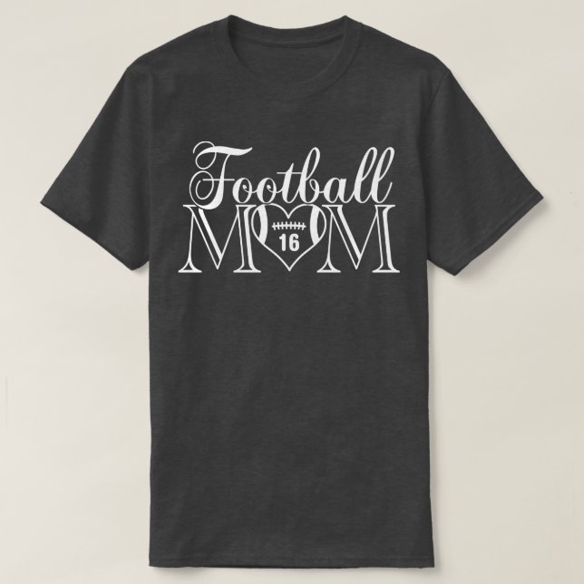 T-shirt Maman 16 C'Est Mon Petit Jersey Numéro (Design devant)