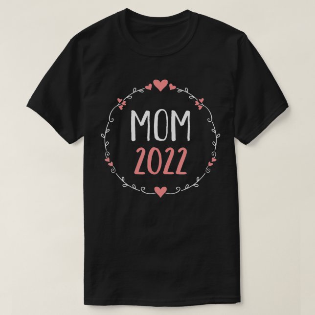 T-shirt Maman 2022 pour faire-part de grossesse (Design devant)