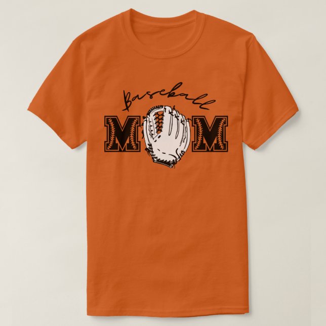 T-shirt Maman 27 de baseball (Design devant)
