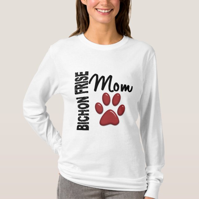 T-shirt Maman 2 de Bichon Frise (Devant)