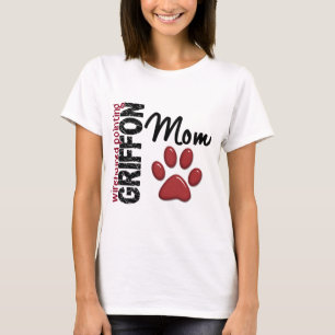 T-shirt Maman 2 de griffon de pointage à poils durs