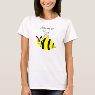 T-shirt Maman à Abee Jaune Noir Bumble Bee