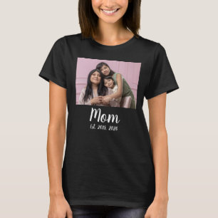 T-shirt Maman a établi la photo de script