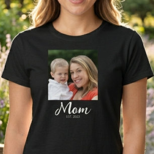 T-shirt Maman a établi le script photo 