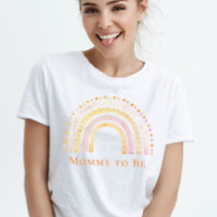 Maman à être blush rose Boho arc-en-ciel