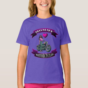 T-shirt Maman aime les motos