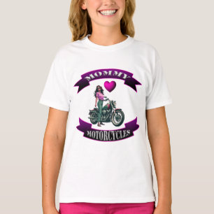 T-shirt Maman aime les motos
