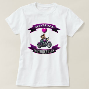 T-shirt Maman aime les motos