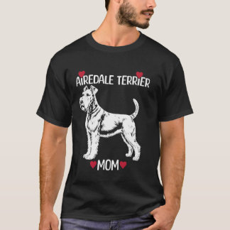 T-shirt Maman Airedale Terrier