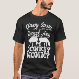 T-shirt Maman Âne Animal Cheval Âne