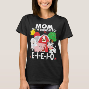 T-shirt Maman Anniversaire Garçon Vieux MacDonald Annivers