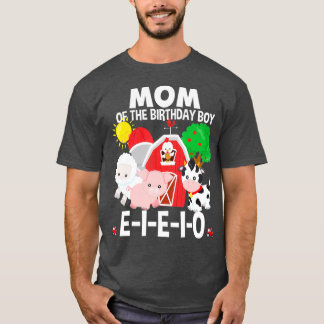 T-shirt Maman Anniversaire Garçon Vieux MacDonald Fête d'a