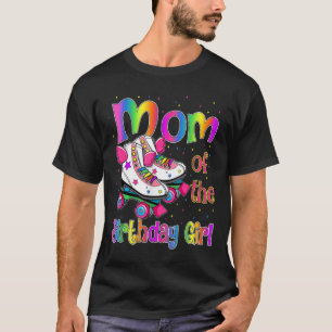 T-shirt Maman Anniversaire Rolling Patinage Famille Annive