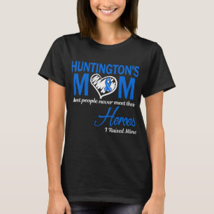 T-shirt Maman atteinte de la maladie de Huntington, j'ai é