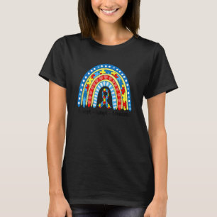 T-shirt Maman Autisme Arc-en-ciel Accepter Adapter Défendr