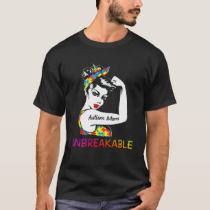 T-shirt Maman Autisme Messi Fesses Maman Vie Fière Maman A