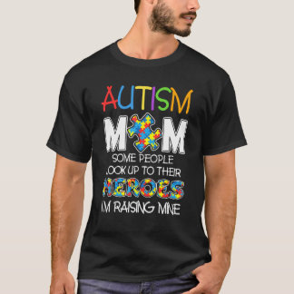T-shirt Maman autiste Certaines personnes regardent leurs 