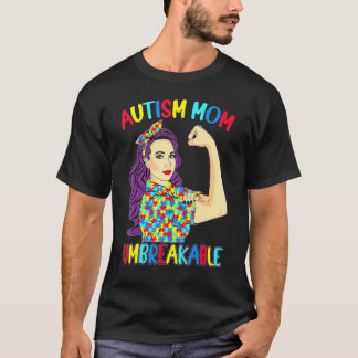 T-shirt Maman autiste  Femmes de sensibilisation à l'autis