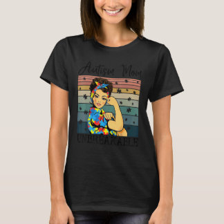 T-shirt Maman autiste  Sensibilisation incassable à l'auti
