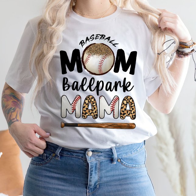 T-shirt Maman Ballpark de baseball maman (Créateur téléchargé)