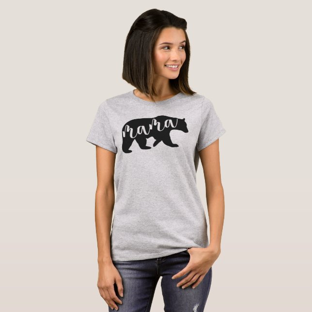 T-shirt Maman Bear Shirt - ours en outre disponible de (Devant entier)