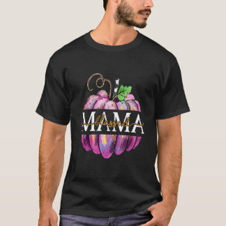 T-shirt Maman bénie Citrouille Maman Thanksgiving Hallowee