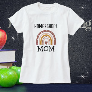 T-shirt Maman   BOHO "Homeschool" Fête des mères de maman
