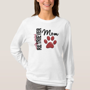 T-shirt Maman Bouclé-Enduite 2 de chien d'arrêt