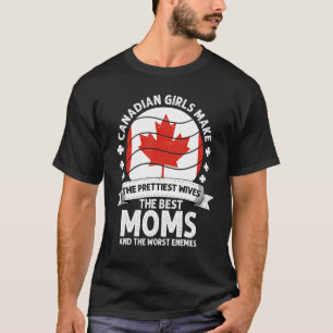 T-shirt Maman canadienne Fête des mères maman canadienne A