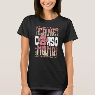 T-shirt Maman Cane Corso Mastiff Italien Filles Femmes