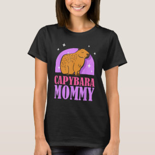 T-shirt Maman Capybara Animal Capybaras Rongeur Maman Mèr