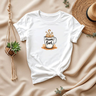 T-shirt Maman Carburant pour les mamans occupées Drôle M