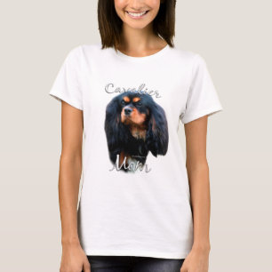 T-shirt Maman cavalière 2 d'épagneul du Roi Charles
