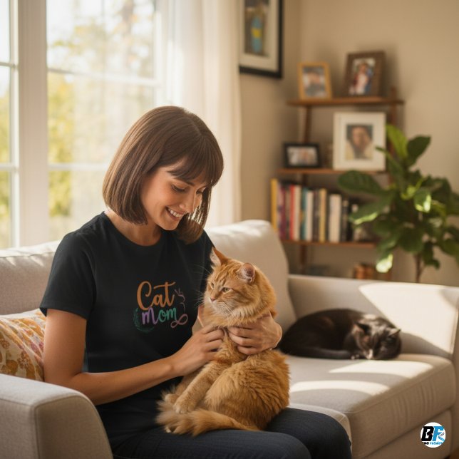 T-shirt maman chat (Créateur téléchargé)