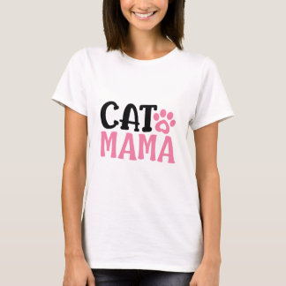 T-shirt Maman chat