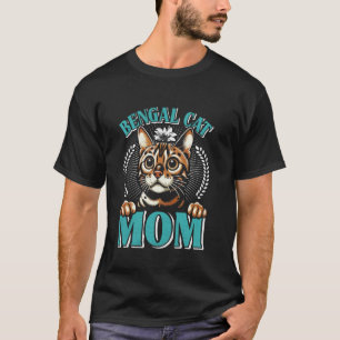 T-shirt Maman Chat Bengal CHAT BENGAL Propriétaire de Chat