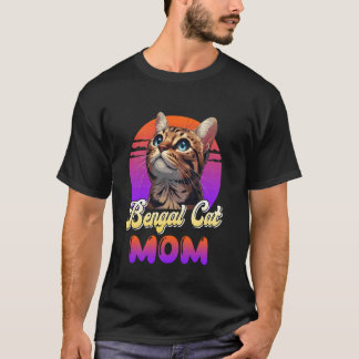 T-shirt MAMAN CHAT BENGAL Maman Chat Bengal de l'Amour des