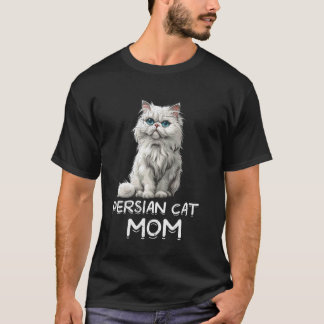 T-shirt Maman Chat CHAT PERSAN MAMAN Amoureux des Chats Ch