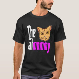 T-shirt Maman Chat La Catmère Mère Chat Folle Maman Minou