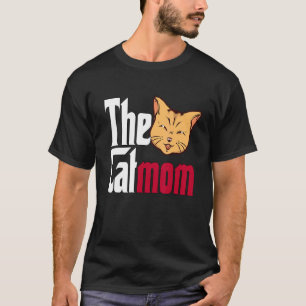 T-shirt Maman Chat La Catmère Mère Chat Folle Maman Minou