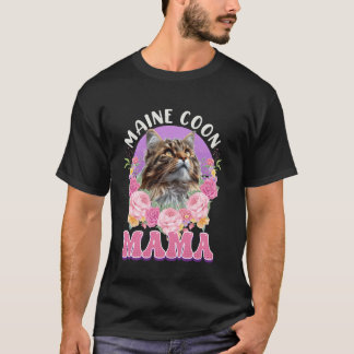 T-shirt Maman chat Maine Coon MAMAN MAINE COON MAMAN MAIN